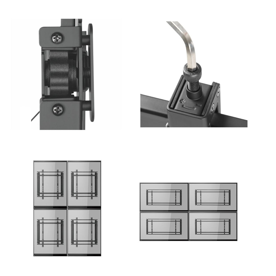 Maclean MC-845 Soporte de pared para TV Universal 46" - 52" 35kg VESA LCD LED Monitor ajustable