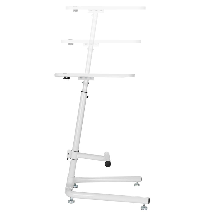 Soporte de escritorio para computadora portátil con reposapiés Mesa para portátil tableta altura ajustable máx. 120 cm