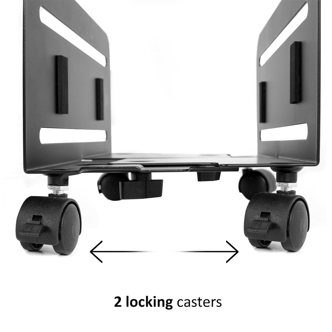 Universal Computer Stand Cart mit Rädern Mobile CPU bis 10kg Cart PC Desktop