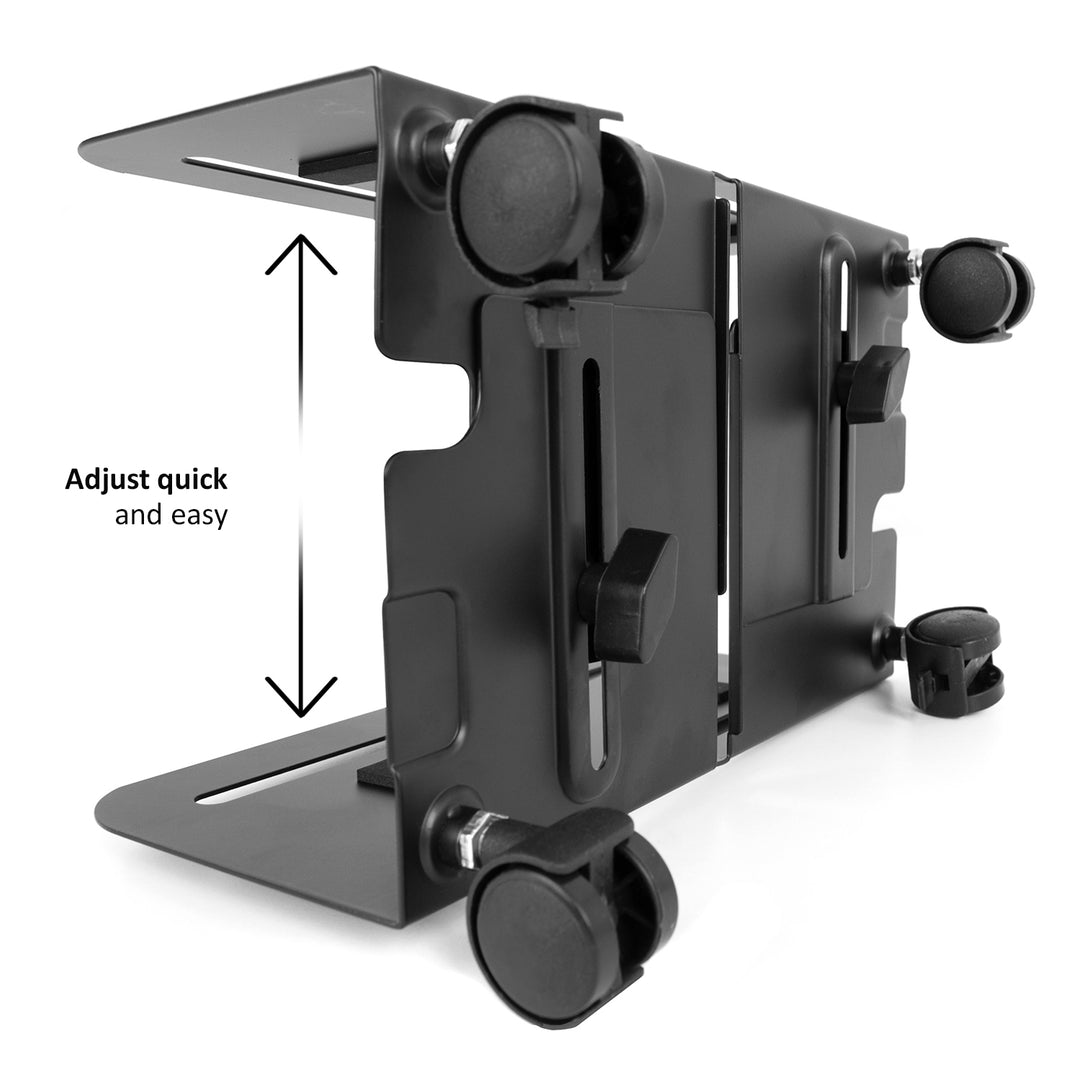 Universele Computer Stand Cart met wielen Mobile CPU tot 10kg winkelwagen PC Desktop