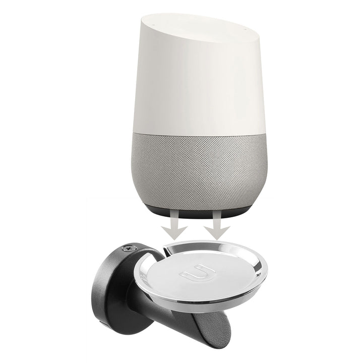 Maclean - MC-857 Soporte de montaje en pared para Google Home Smart Speaker Holder Base magnética