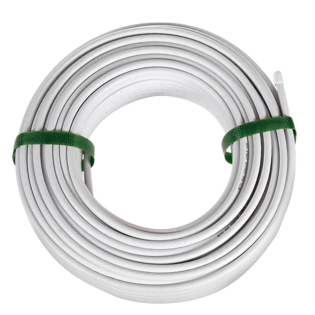 Maclean MCTV-471 Kabel coaxkabel RG6 50M 1.02CU + 4.8FPE + CU / P + 32 * 0.12CU + 6.8PVC