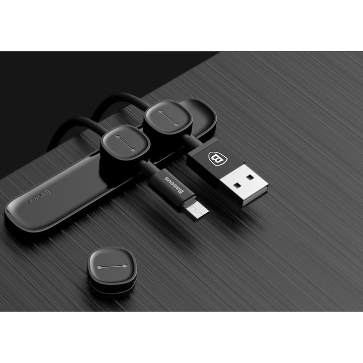 Organizer per cavi USB da tavolo BASEUS Pease Cable Clip