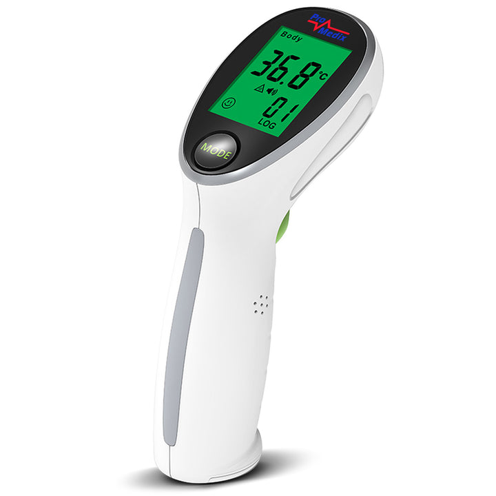 Promedix PR-960 Niet-Contact Infraroodmedische Thermometer, Batterijgevoel, voor Lichaam en Oppervlak, Multipurpose