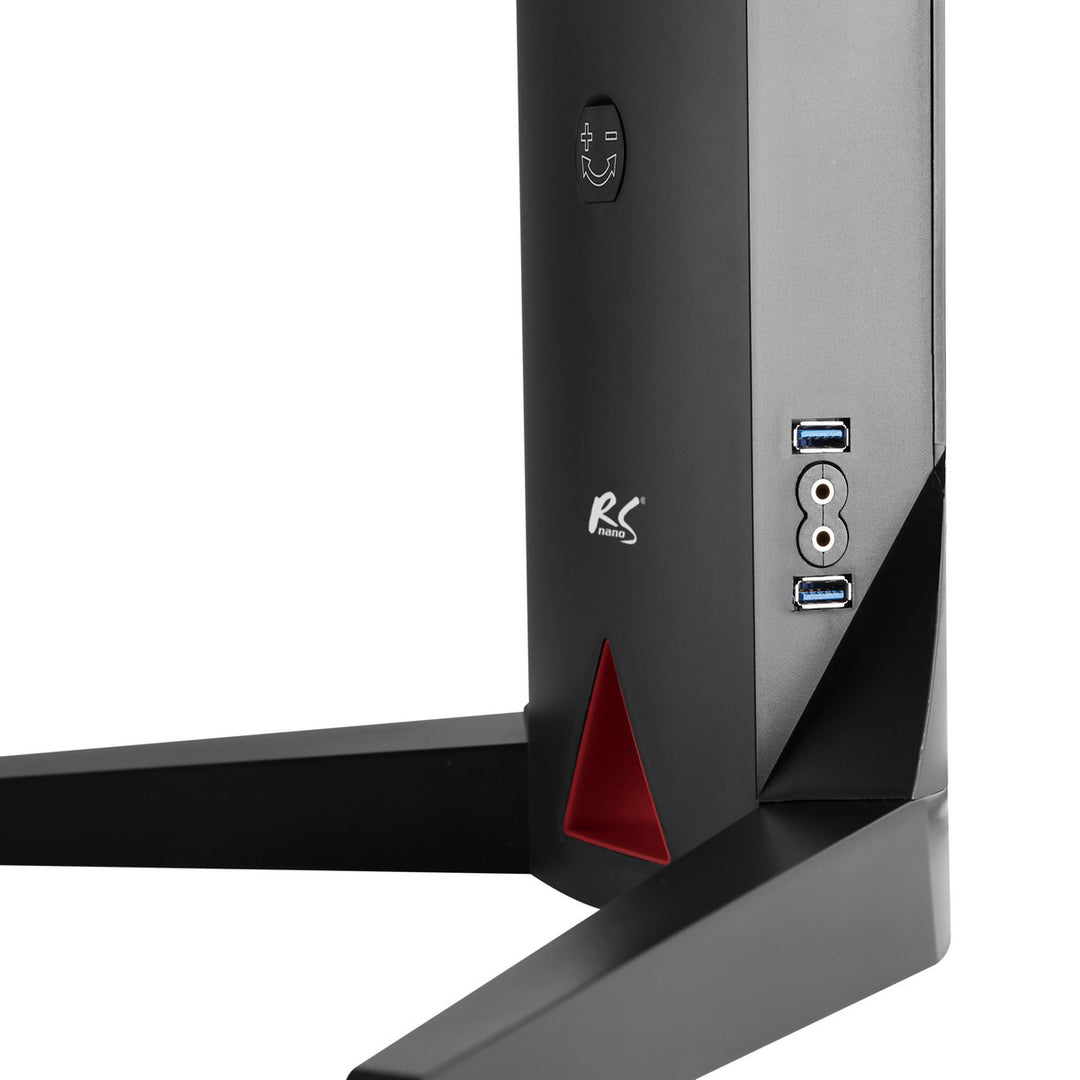 NanoRS RS110 Universal Monitor Bracket Stand Gaming 17 ''-32 " 8kg VESA USB LED LCD 180 ° Rotation