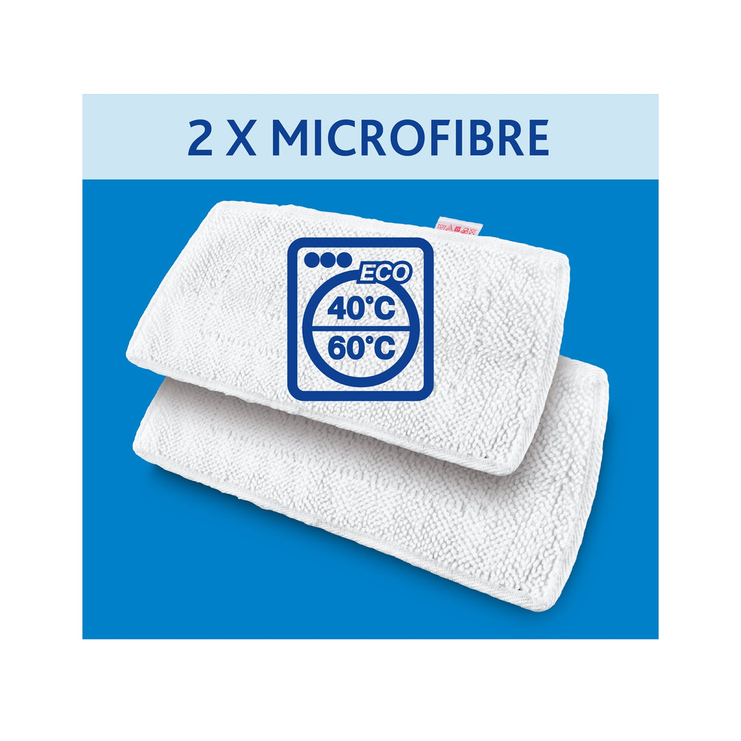 Vileda 161717 Vileda Replacement Pad Refill Microfibre for Vileda Steam XXL Mop 2 PCS Pack