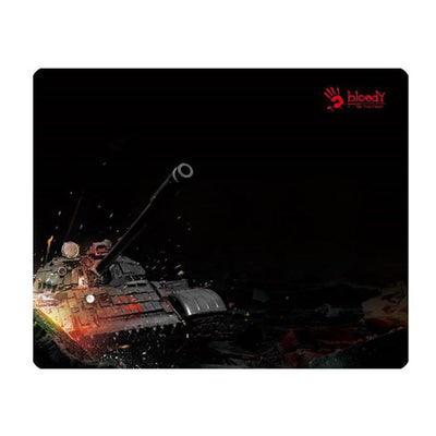 A4tech BLOODY B-083 Bloody Gaming Mouse Pad Black Tank Anti-Slip Rubber Soft 225 × 275 × 4 mm