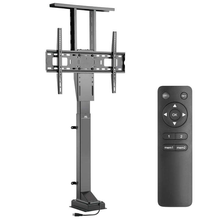 Maclean MC-866 Elektrische TV Lift Mount Bracket Universele Verstelbare 37'',65" Afstandsbediening 50kg VESA Plafond voor Vloermontage