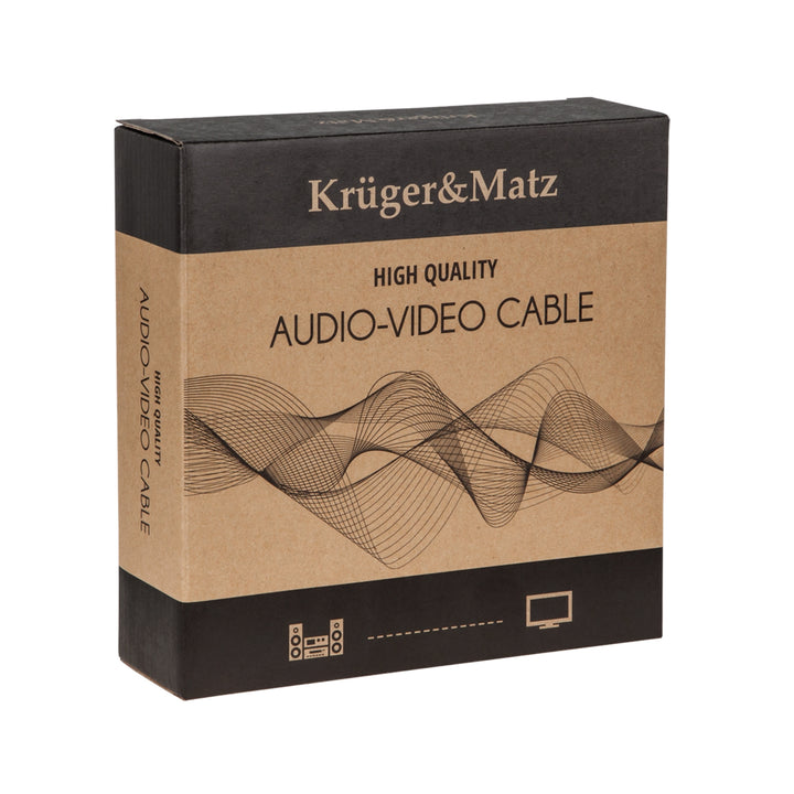 Kruger & Matz 3.0m speaker cable (banana plugs)