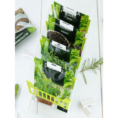 Branq 10 Spice clips Kitchen organizer stick Bag bolsas con condimentos de vainilla