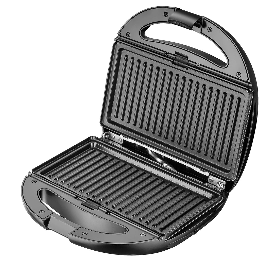 Adler AD 3040 Multifunktionaler Waffel-Sandwich-Maker, 1200 W, 5-in-1-Panini-Oreshki-Omelette-Grill, austauschbare Platten, antihaftbeschichtet