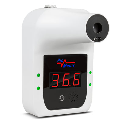 Promedix PR-xxx Contactloze thermometer Infraroodsensor die de lichaamstemperatuur automatisch controleert