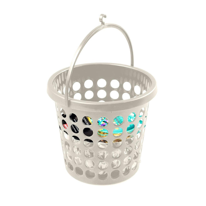 Plast Team 60050800 Laundry Basket with 24 Clothes Pegs