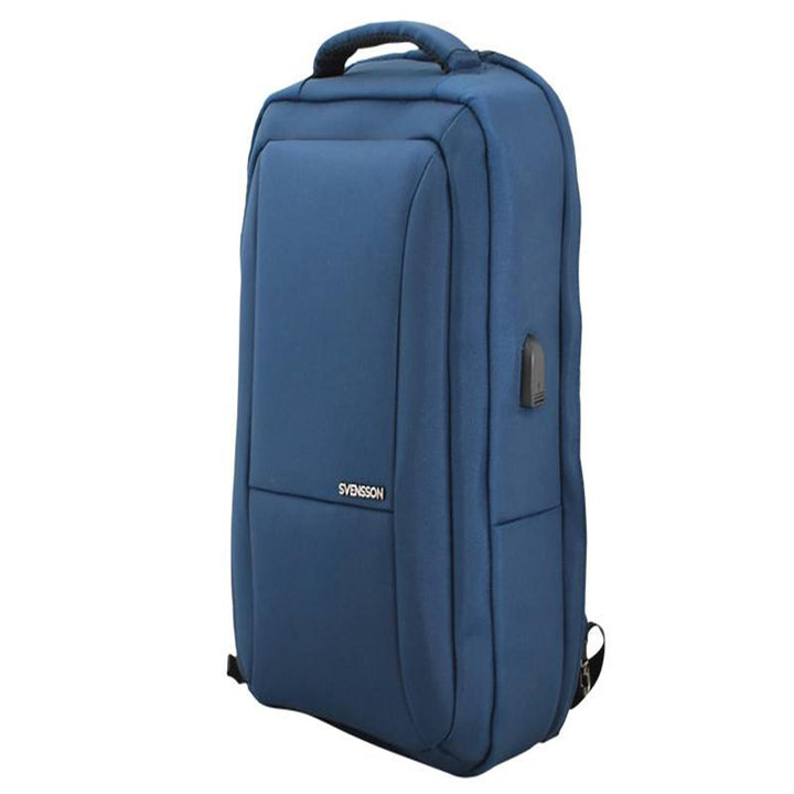 Sac à dos pour ordinateur portable 16.5 "USB Svensson Flod Navy