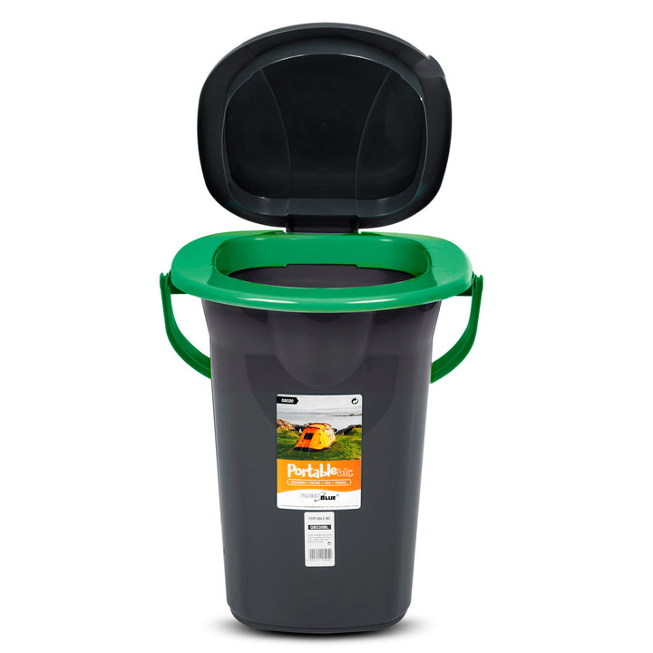 GreenBlue GB320BG toeristentoilet zwart en groen