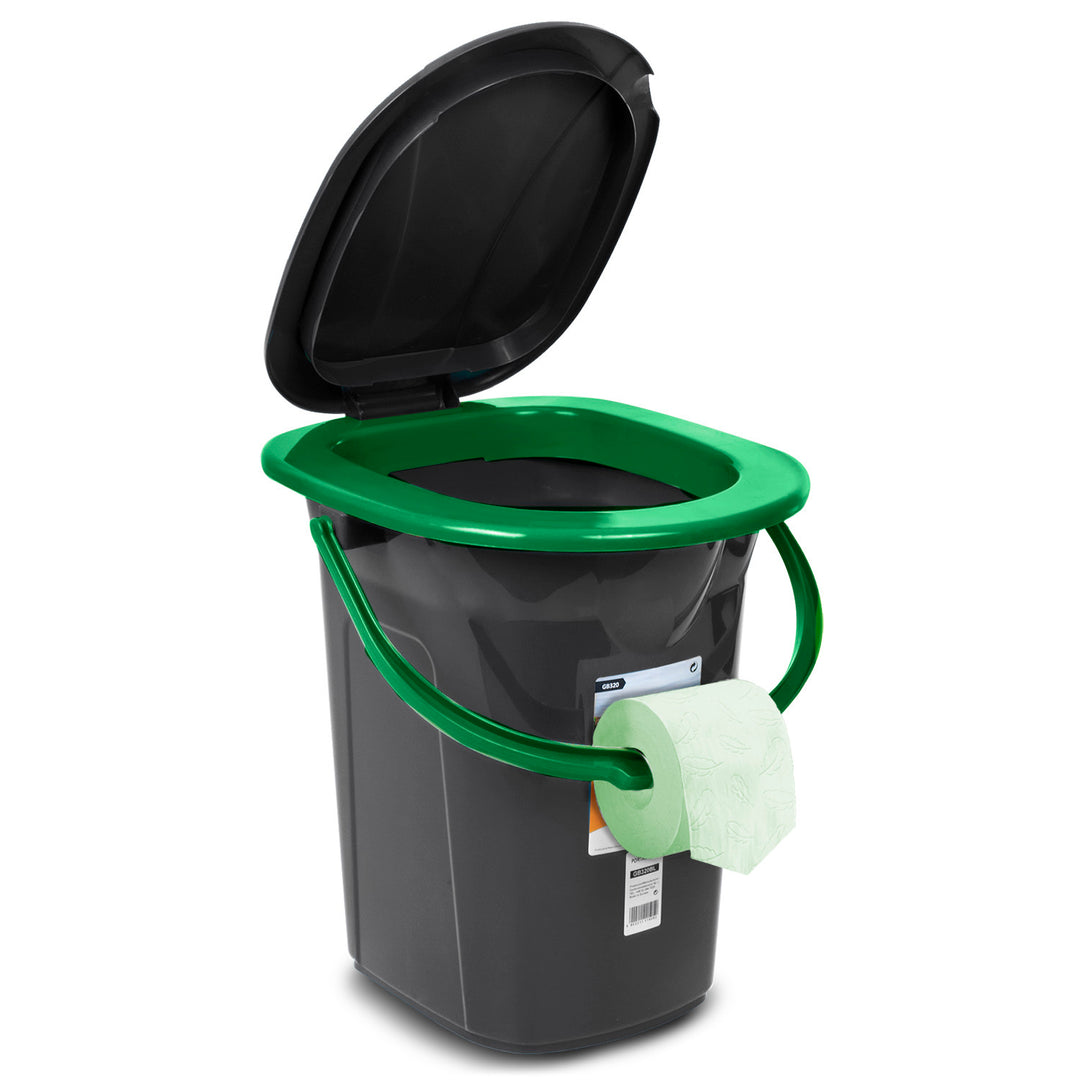 GreenBlue GB320BG toeristentoilet zwart en groen