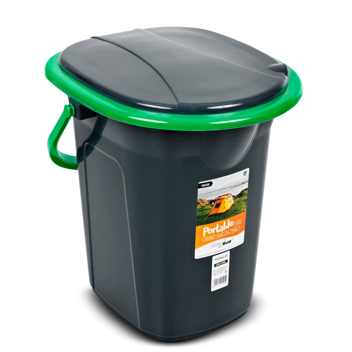 GreenBlue GB320BG toeristentoilet zwart en groen