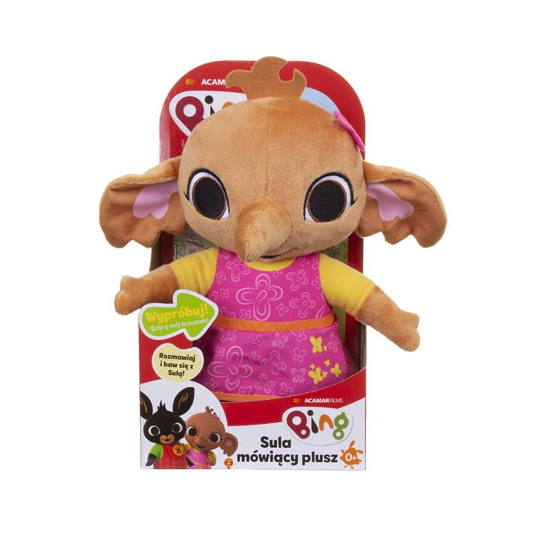 Peluche mascotte disant éléphant Bing Sula PL 26cm