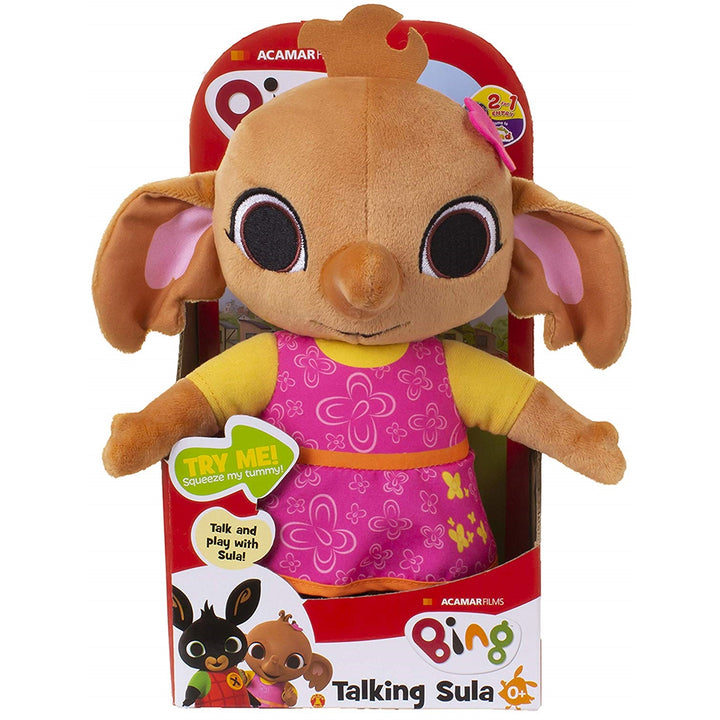 Peluche mascotte disant éléphant Bing Sula PL 26cm