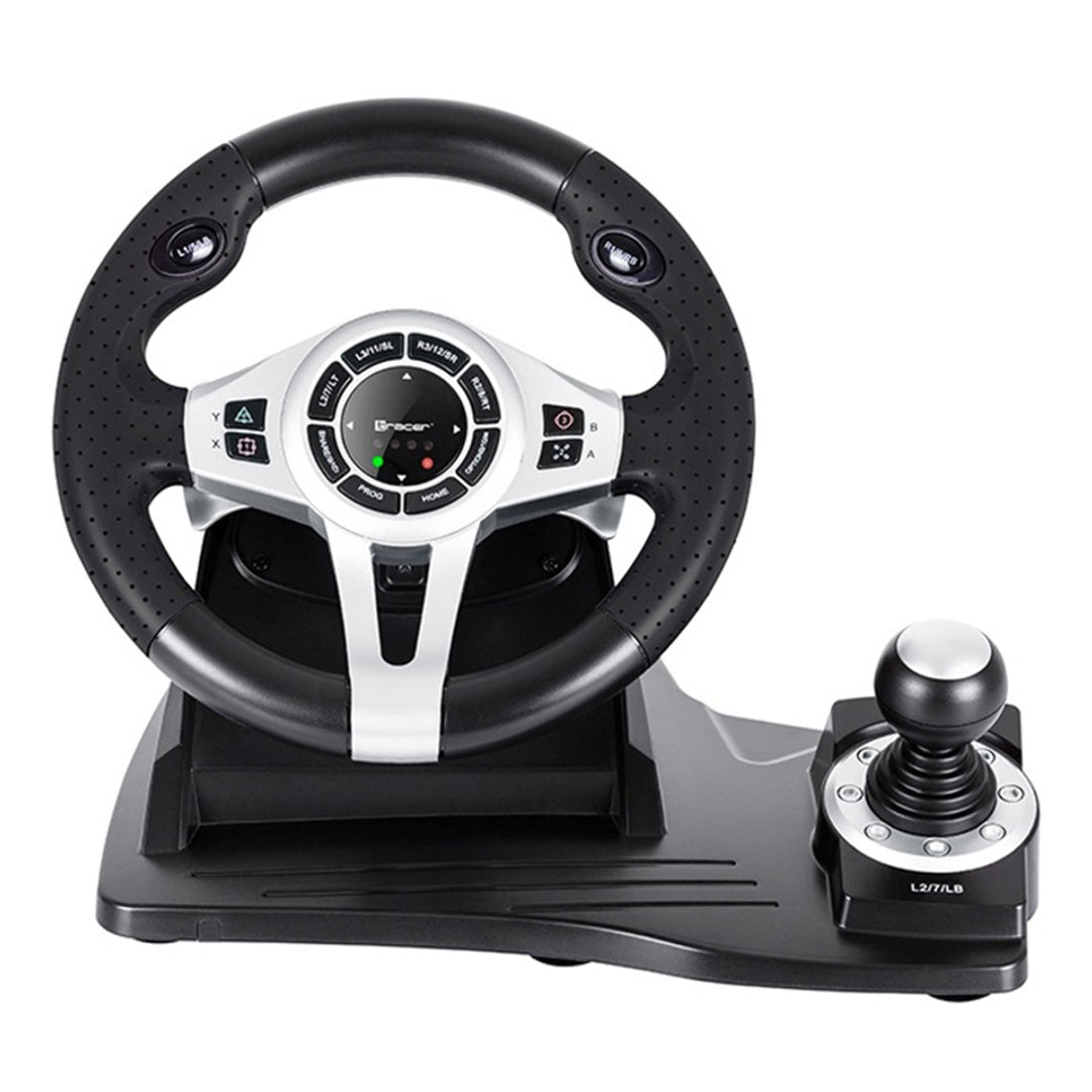 Volante de carreras con pedales para videojuegos TRACER Roadster PC PS3 PS4 XBox One