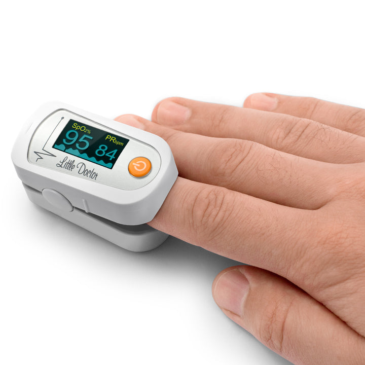 Little Doctor MD300C23 pulse oximeter, batteries included