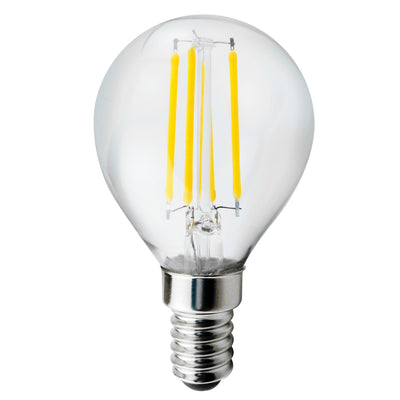 Maclean Energy MCE281 E14 E27 Edison Bulb LED G45 Retro Vintage Warm White