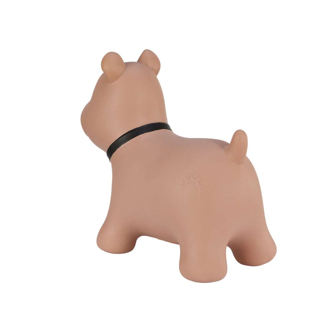 Tootina brown dog - inflatable jumping toy for children