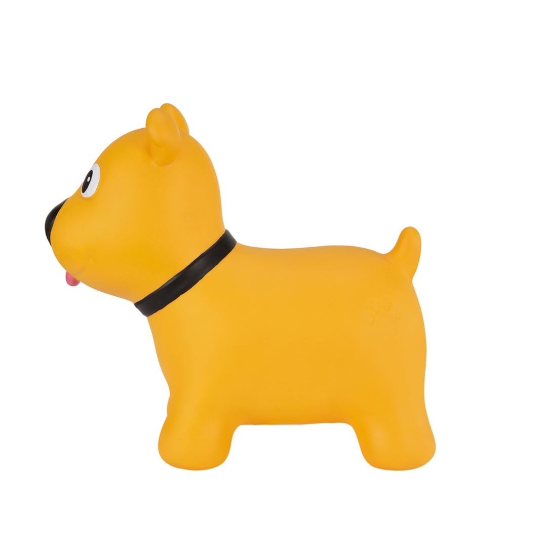 Tootina&#39;s yellow dog - inflatable jumping toy for children