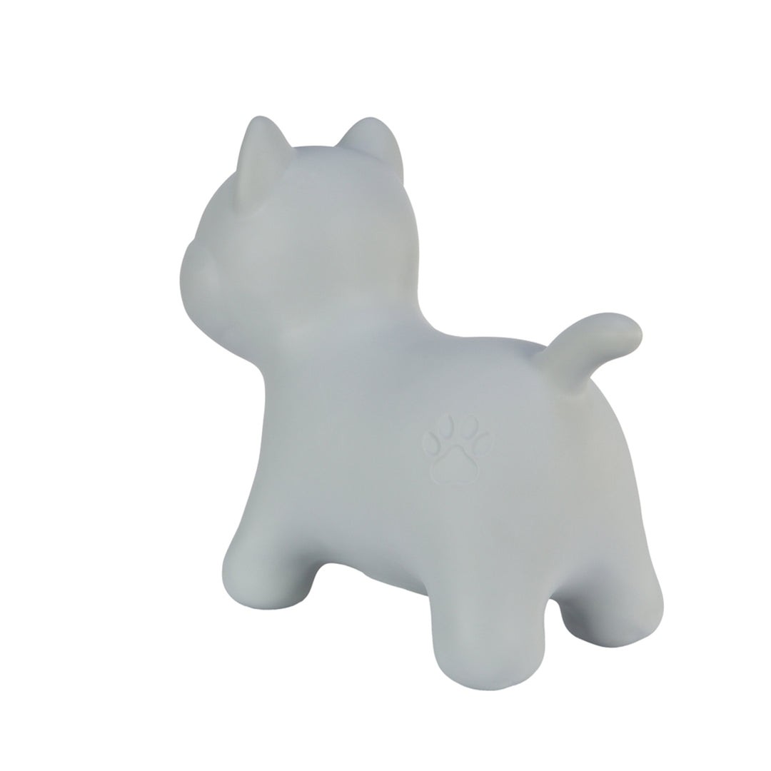 Tootina gray kitty - inflatable jumping toy for children