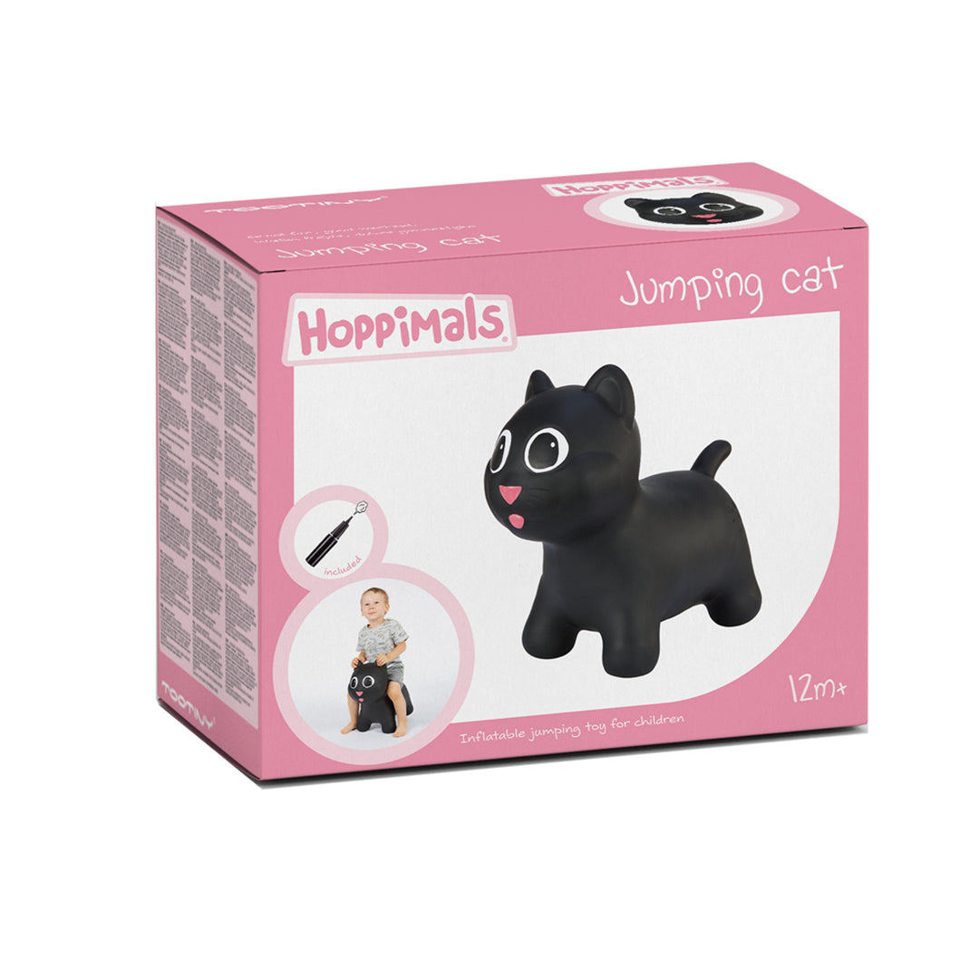 Black Tootina kitty - juguete inflable de salto para niños