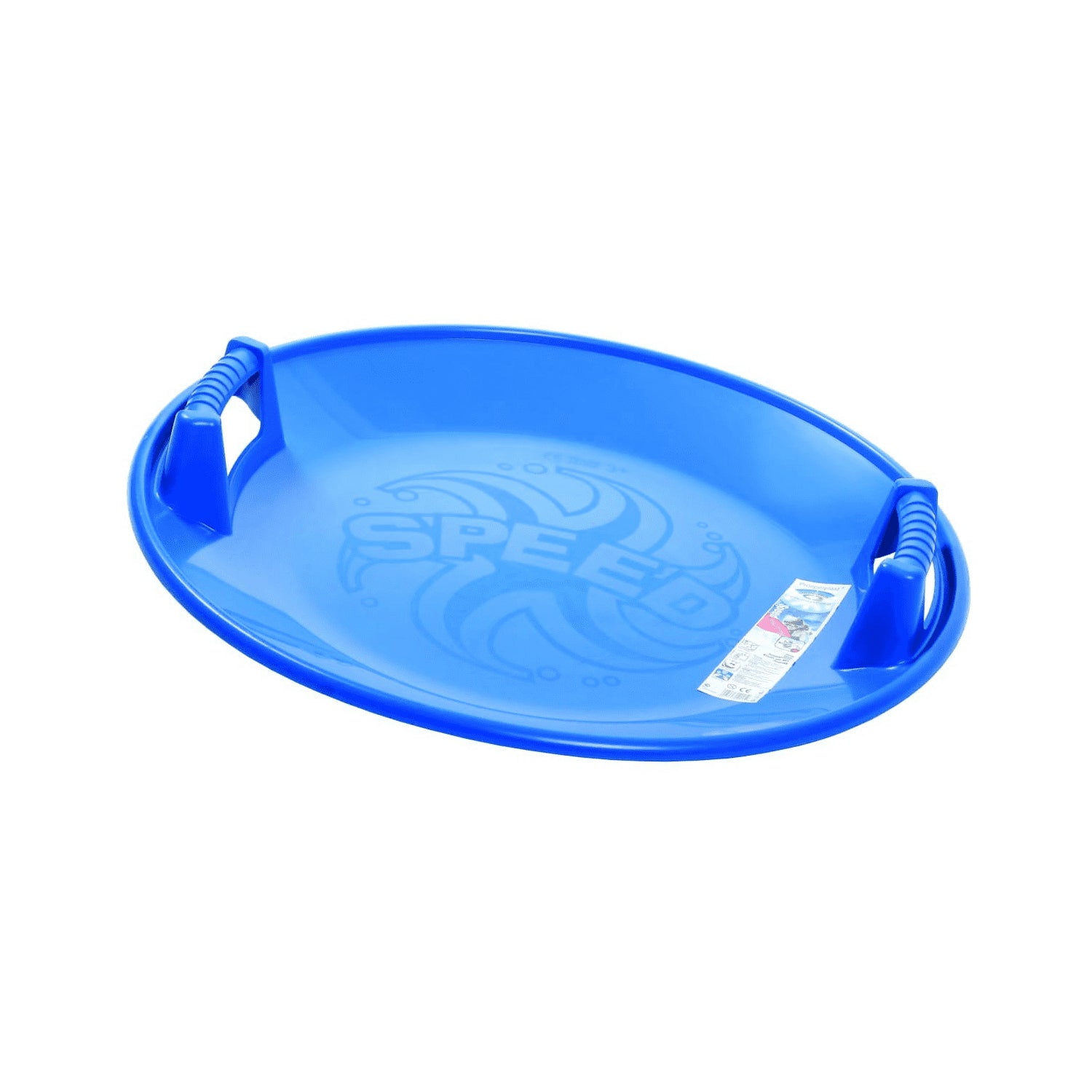 Kids Round Slide Plastic Snow Sledge Super Speed Handle Large Winter R ...