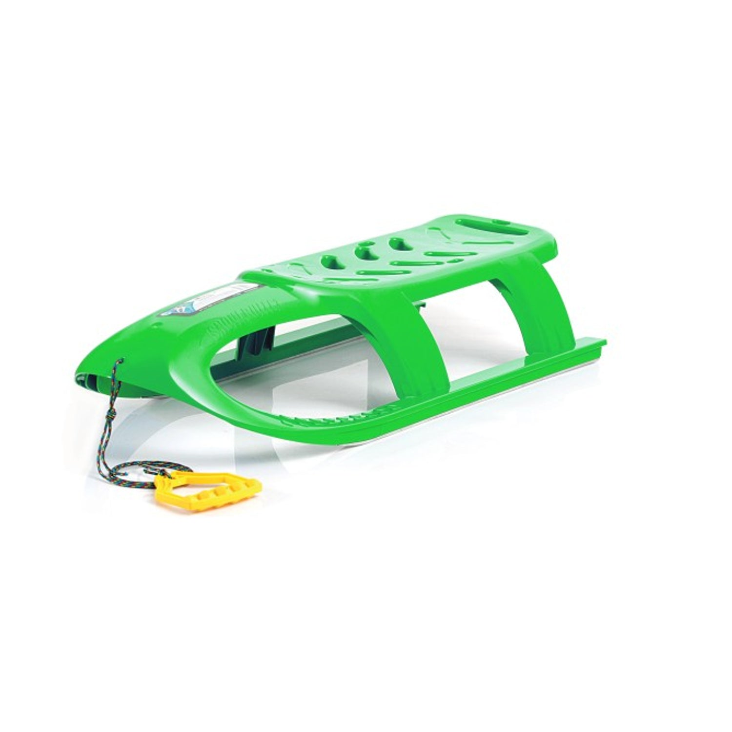 Plastic Sledge with Steel Skids Anti-Slip Leg Rest Lightweight ...