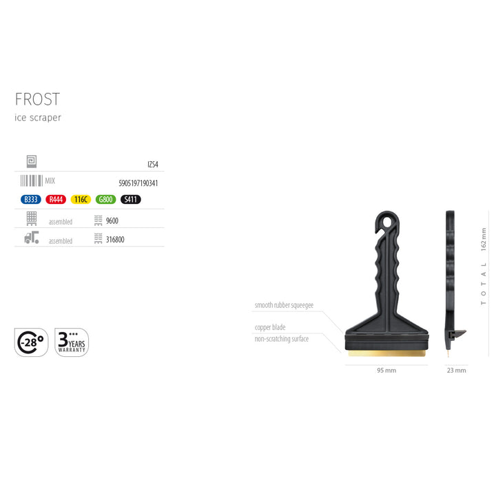 Eisschaber mit Messingklinge Prosperplast Frost Mix