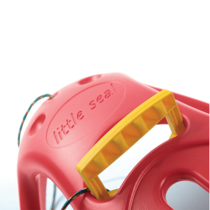 Strong and quick plastic sled Prosperplast Little Seal red