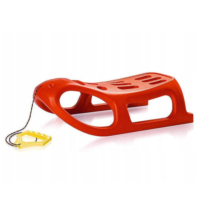 Strong and quick plastic sled Prosperplast Little Seal red