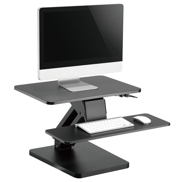 Maclean MC-882 Onderstel voor toetsenbord  en monitor of laptop- Zwart