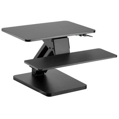 Supporto da tavolo Maclean MC-882 per laptop, monitor, tastiera, mouse, per posizione di lavoro seduta e in piedi, supporto ergonomico