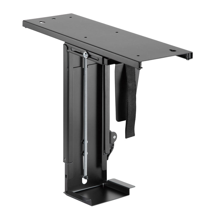 Maclean MC-885 B Under Desk Computer Holder Black Adjustable Max. 10kg.