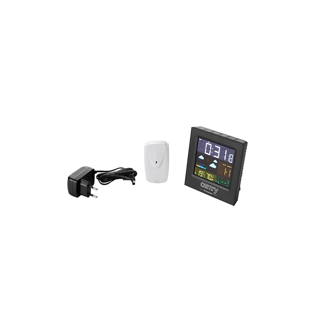 Camry CR 1166 Weather Station Humidity Temperature Wireless Sensor Clock Alarm Date