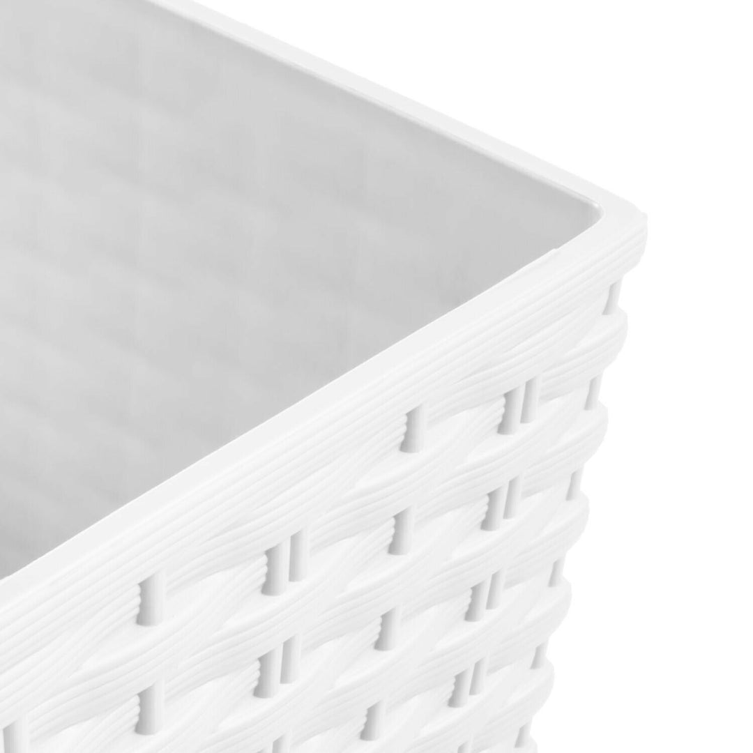 Pot de fleurs avec insert Prosperplast Rato Low DRTS325L-S449  blanc