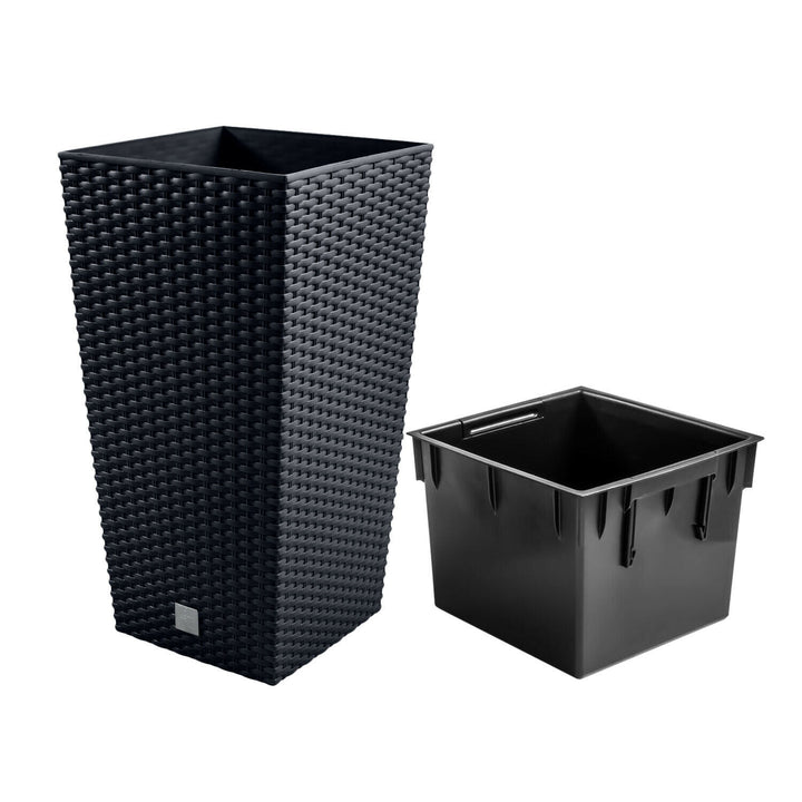 Rato Square DRTS400-S433 Flowerpot with Insert - Anthracite