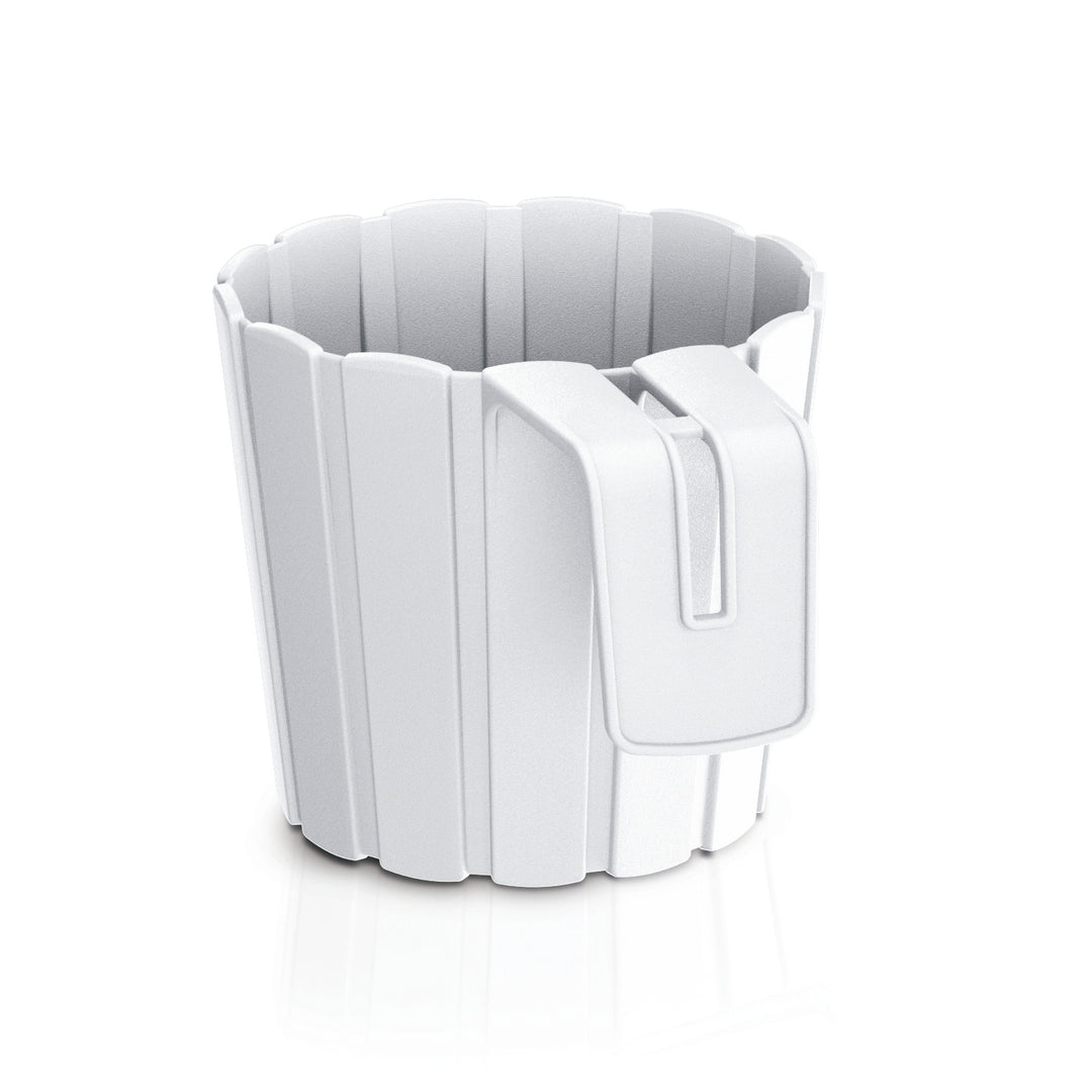 Balcony pot with hook Boardee Hook DDEZ150-S449 - white