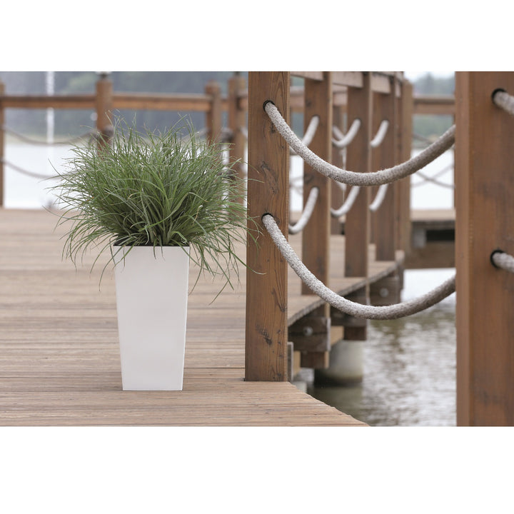 Pot de fleurs avec insert Prosperplast Urbi Square DURS200-S449 - blanc