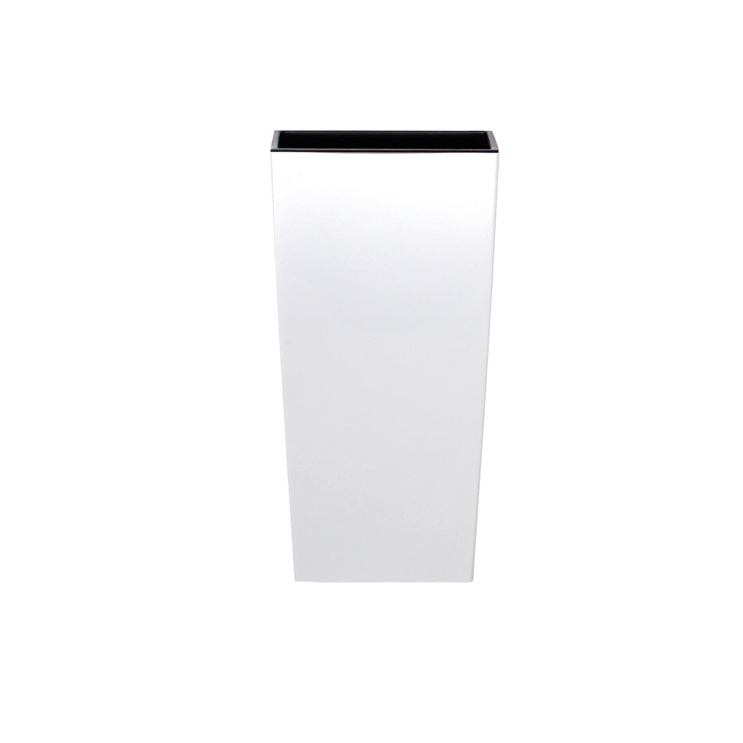 Vaso di fiori con inserto Urbi Square DURS265-S449 - bianco