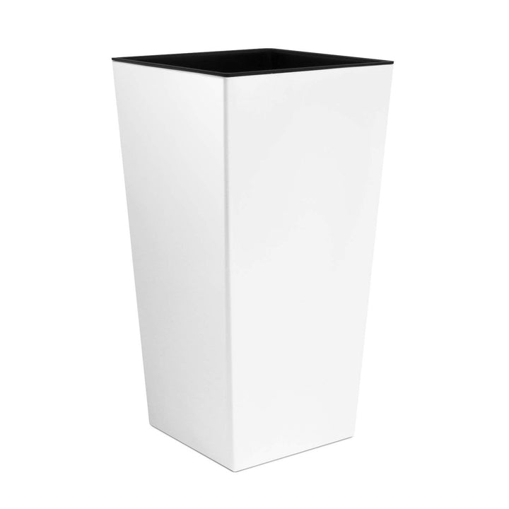 Vaso di fiori con inserto Urbi Square DURS265-S449 - bianco