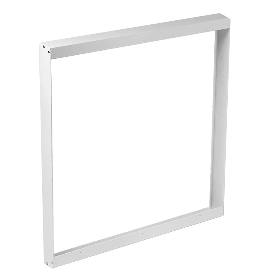 Maclean Energy MCE543 Aluminum surface frame for 595x595mm LED ceiling panels, height 5cm