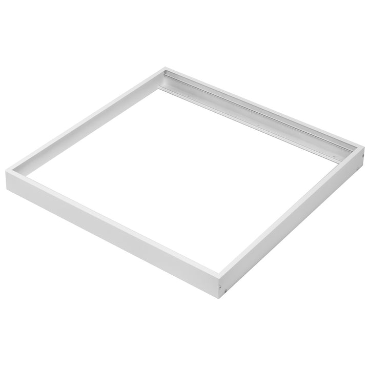 Cornice di superficie in alluminio per pannelli a soffitto 595x595mm Maclean Energy MCE543 LED, altezza 5 cm