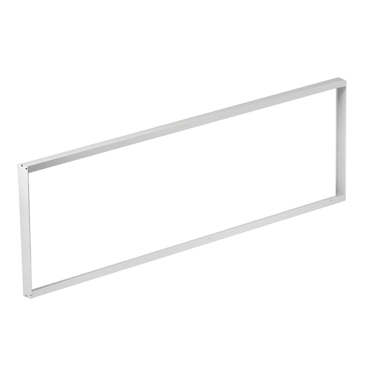 Maclean Energy MCE542 Aluminium opbouwframe voor 1195x295mm LED plafondpanelen, hoogte 5cm