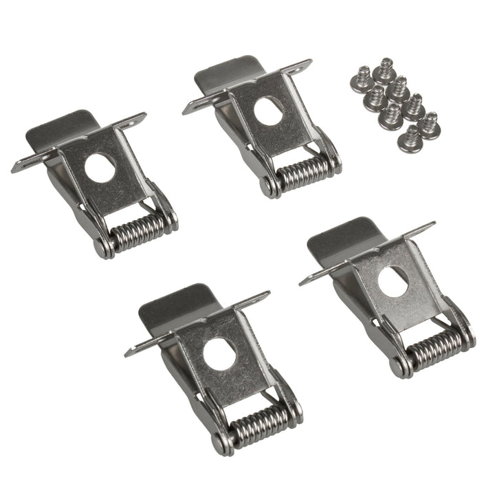 Mounting bracket for building LED panels 595x595mm and 1195x295mm in GK plate (4 pcs in the set) made of ultra-thin cold-rolled sheet MCE544