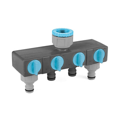 Mit dem Cellfast Ideal Vier-Wege-Splitter können Sie vier Geräte gleichzeitig an einen Wasserhahn anschließen